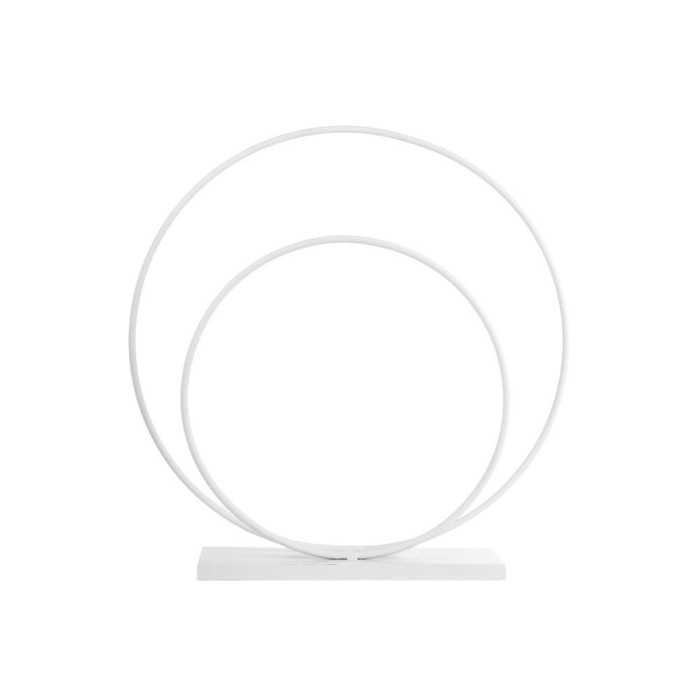 SET 2 CERCHI METALLO WHITE